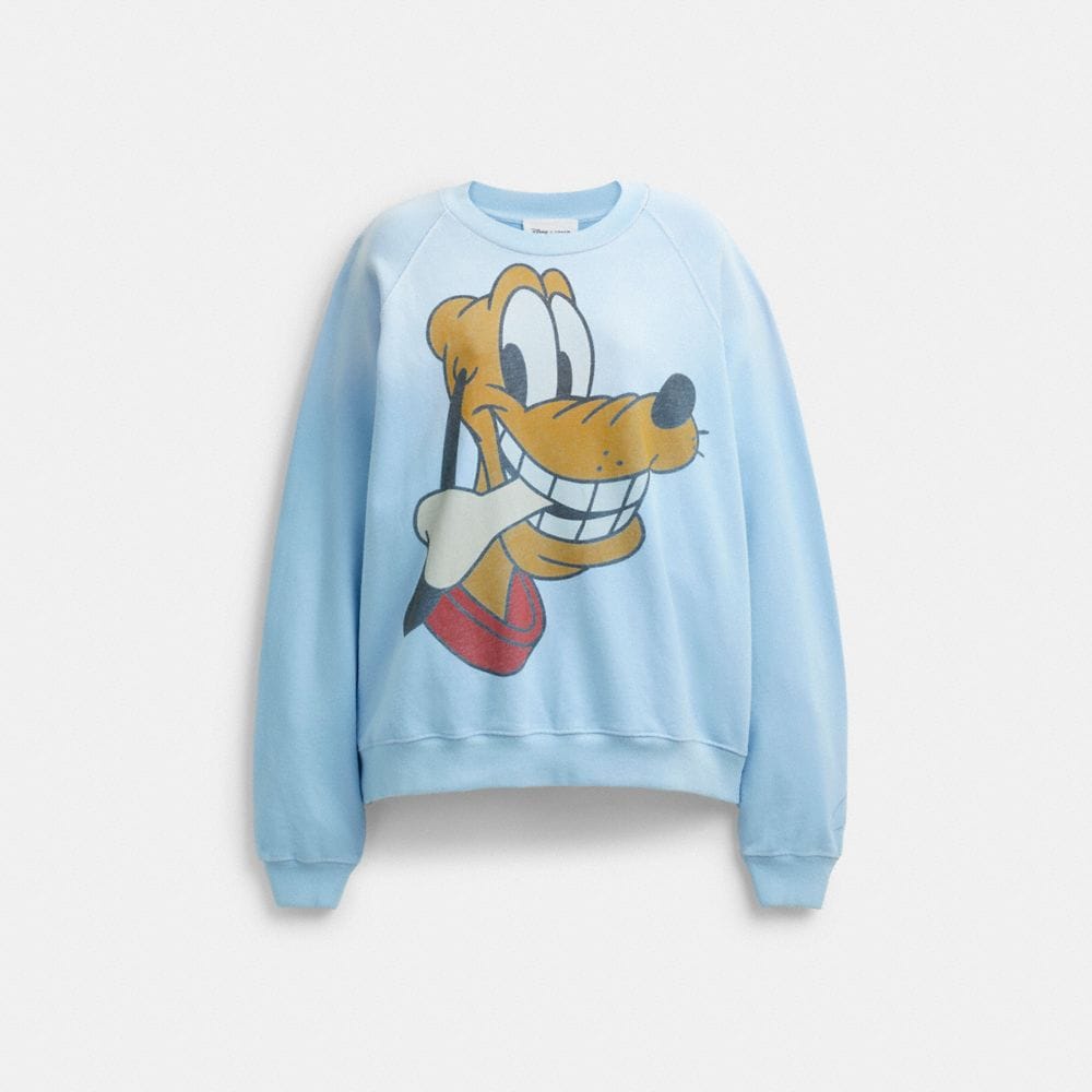 Disney X Coach Pluto Crewneck Sweatshirt