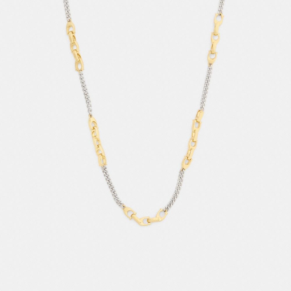 Linked C Necklace