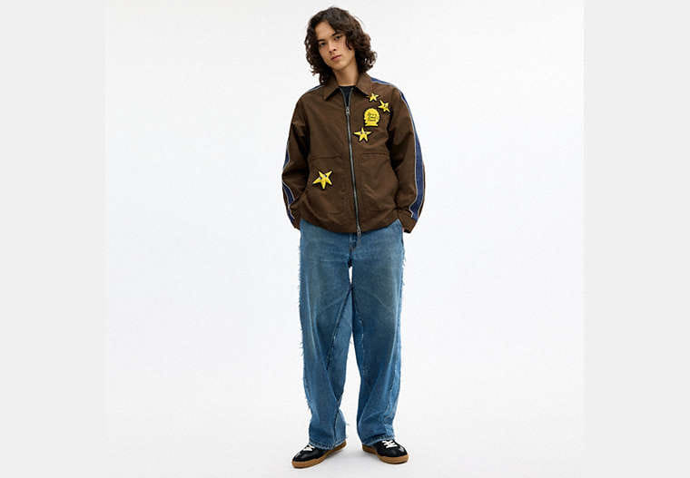 Coach | Brain Dead Nylon Racer Jacket In Recycled Polyamide