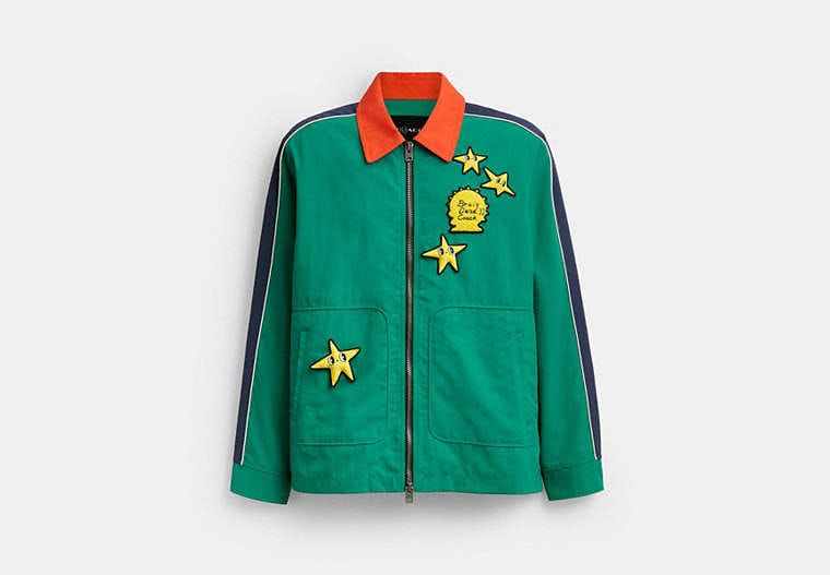 Coach | Brain Dead Nylon Racer Jacket In Recycled Polyamide