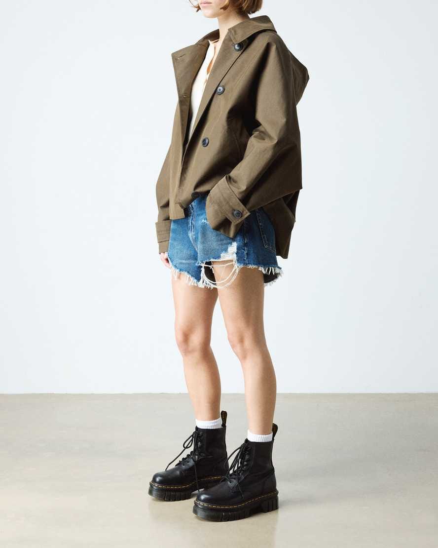 Sinclair Milled Nappa Leather Platform Boots — BLACK MILLED NAPPA