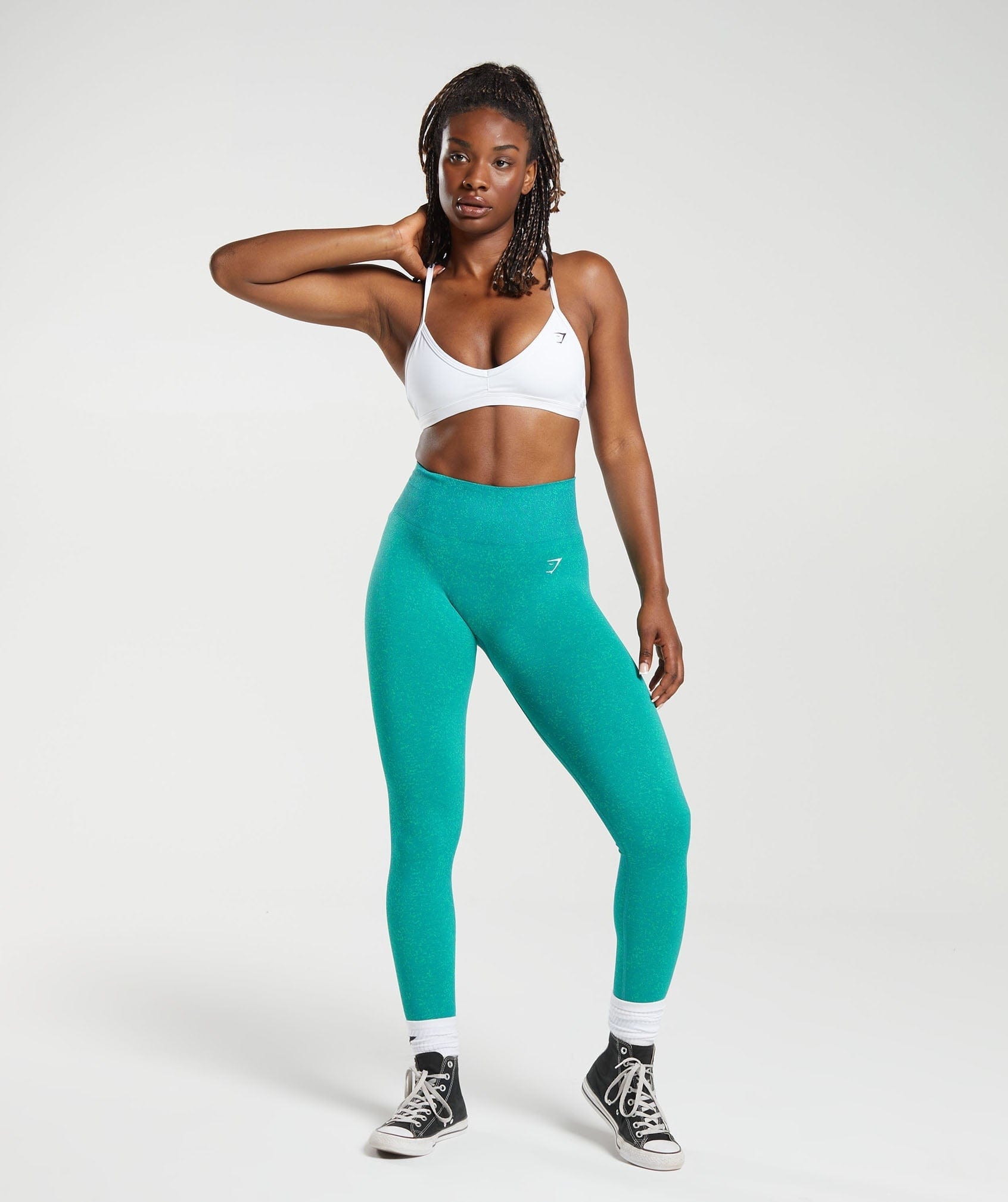 Gymshark Adapt Fleck x Whitney Leggings - Jewel Green