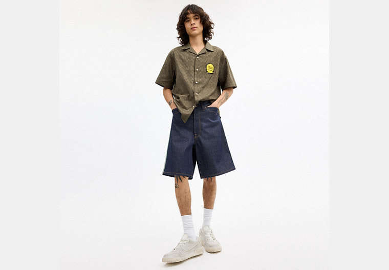Coach | Brain Dead Denim Shorts In Recycled Cotton