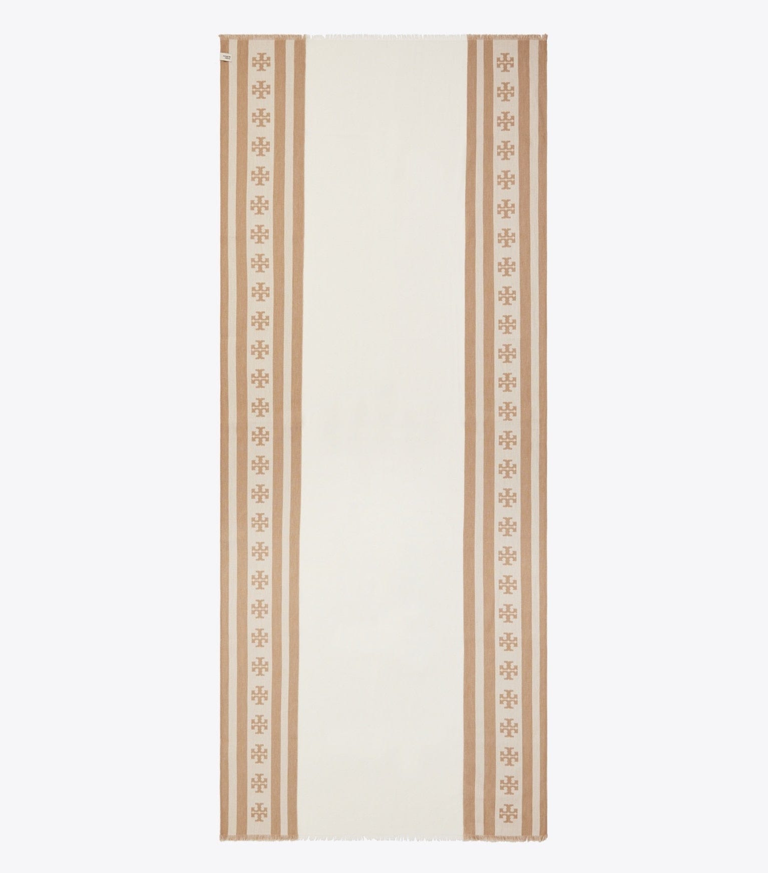 Logo Stripe Oblong Scarf