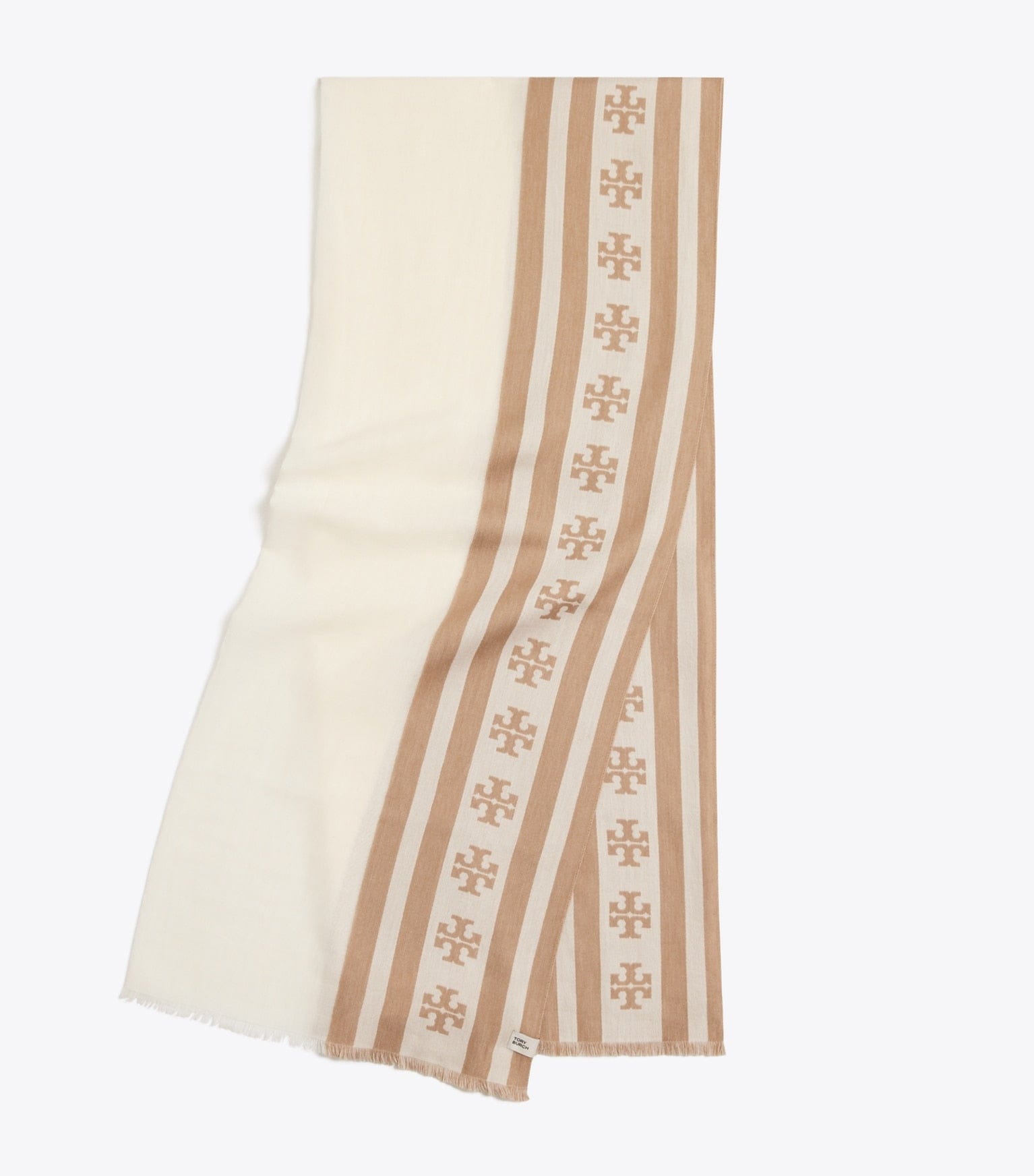 Logo Stripe Oblong Scarf