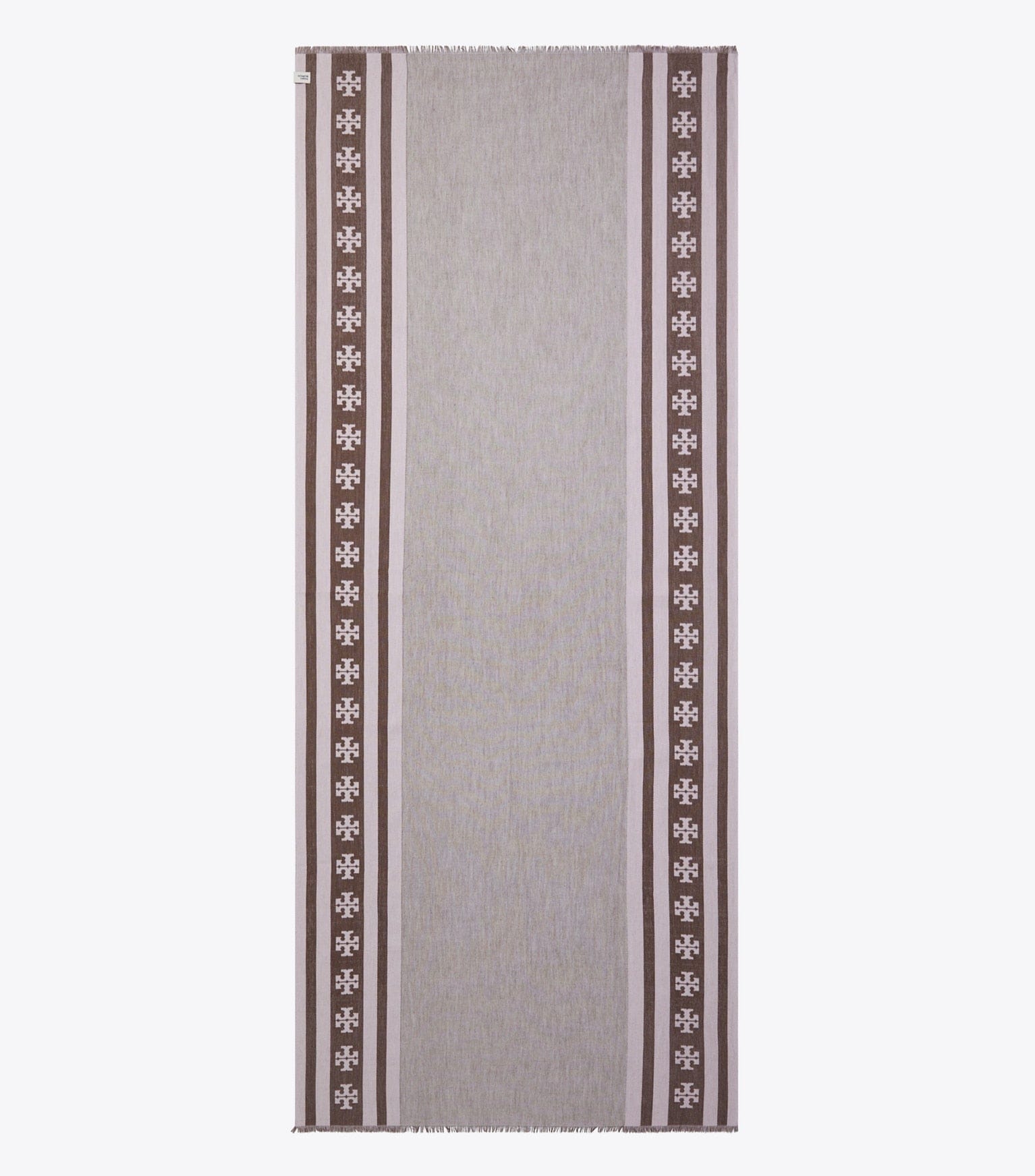 Logo Stripe Oblong Scarf