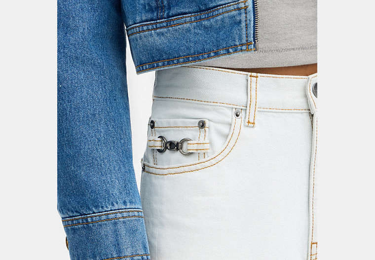 Denim Workwear Pants In Organic Cotton