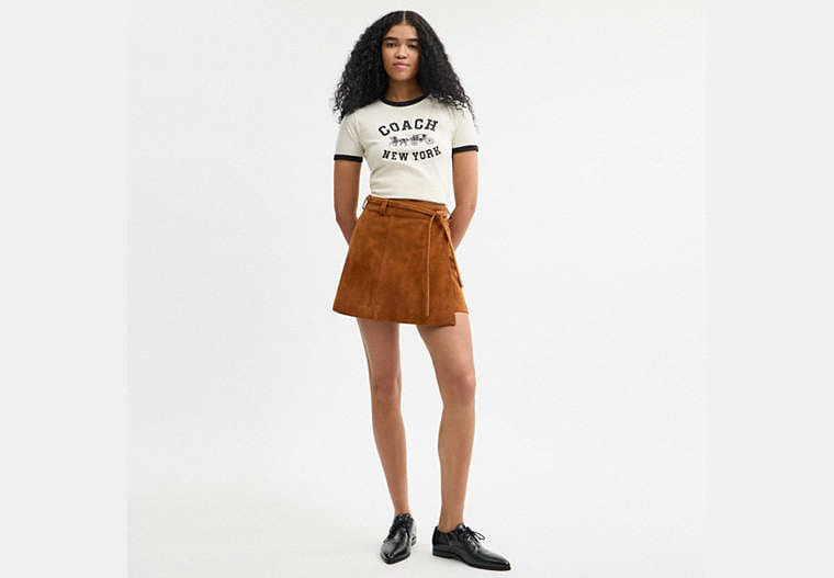 Suede Skirt