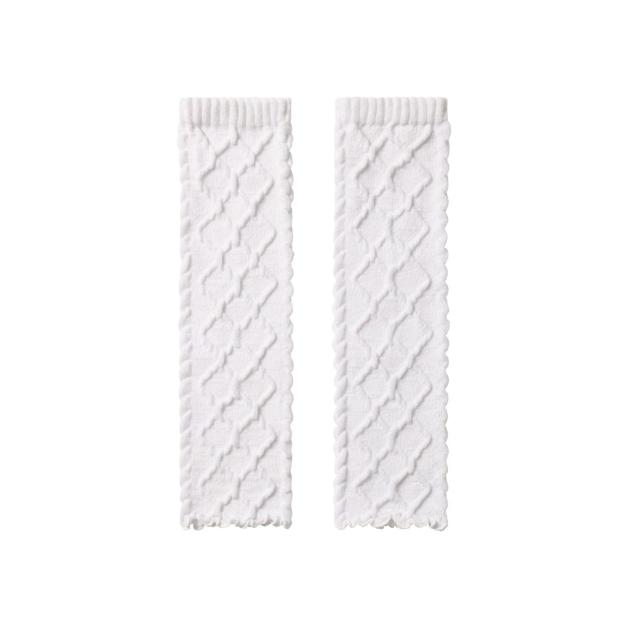 Cozy Light Cable Knit Leg Warmers