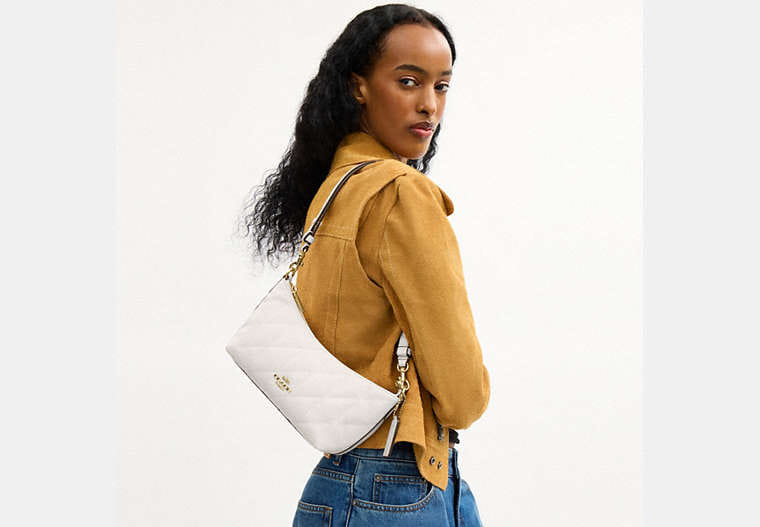Caitlin Shoulder Bag With Quilting And Charm