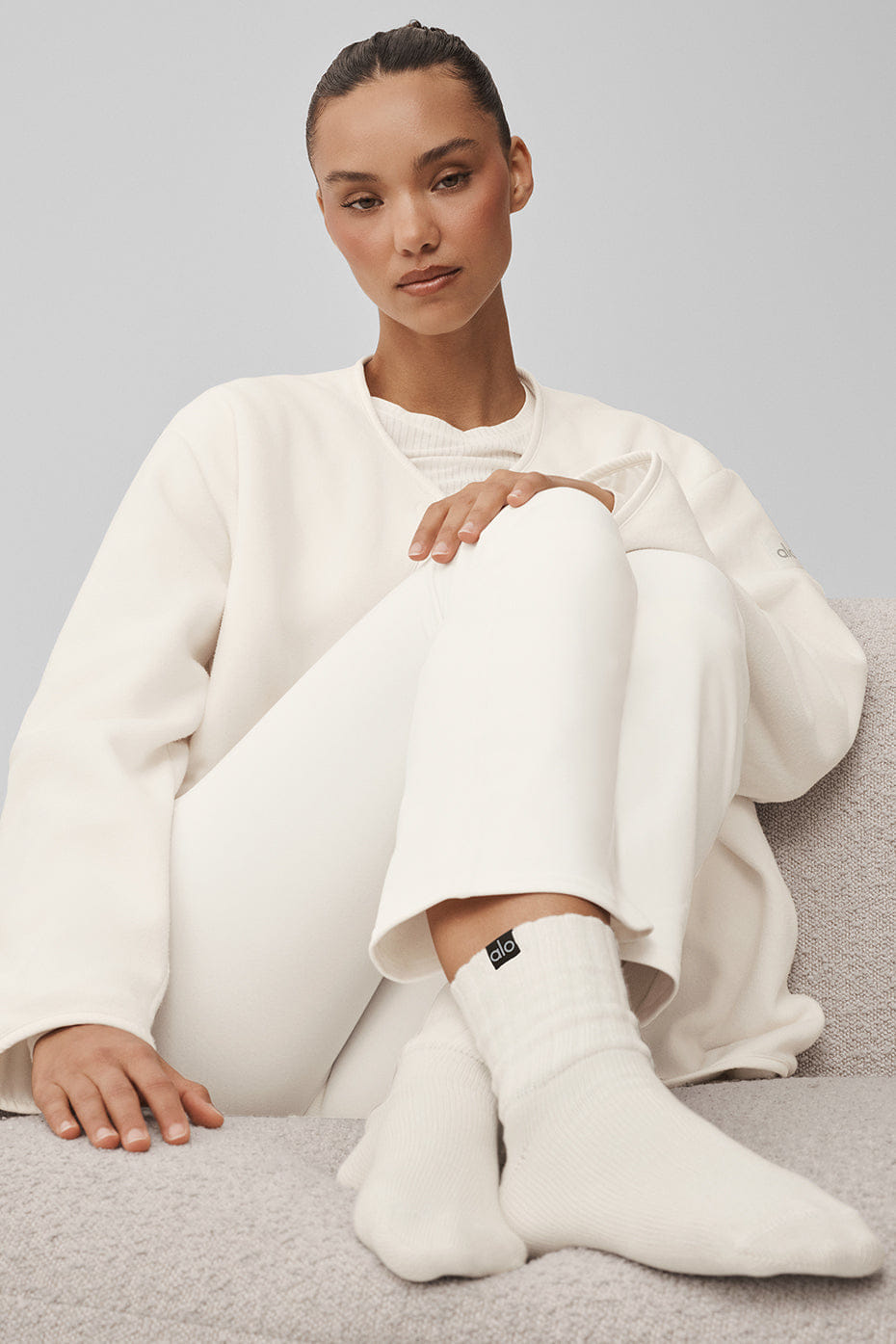 Unisex Half-Crew Scrunch Sock