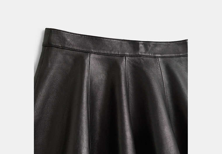 Restored Leather Cheerleader Skirt