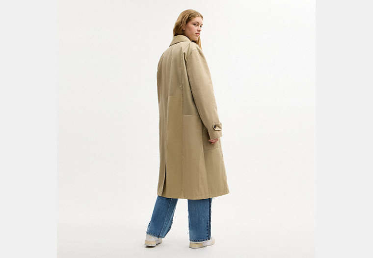 Repurposed Cotton Trench Coat