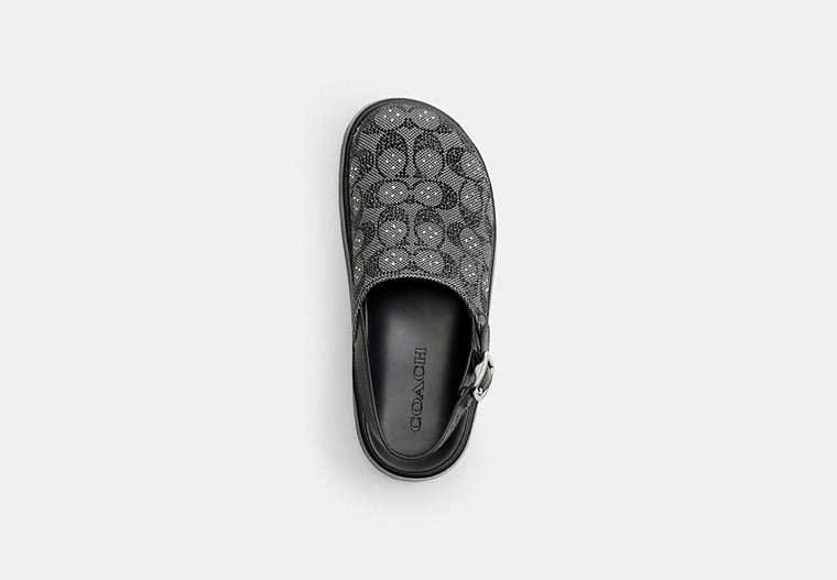 Sculpted C Platform Clog In Crystal Signature Jacquard