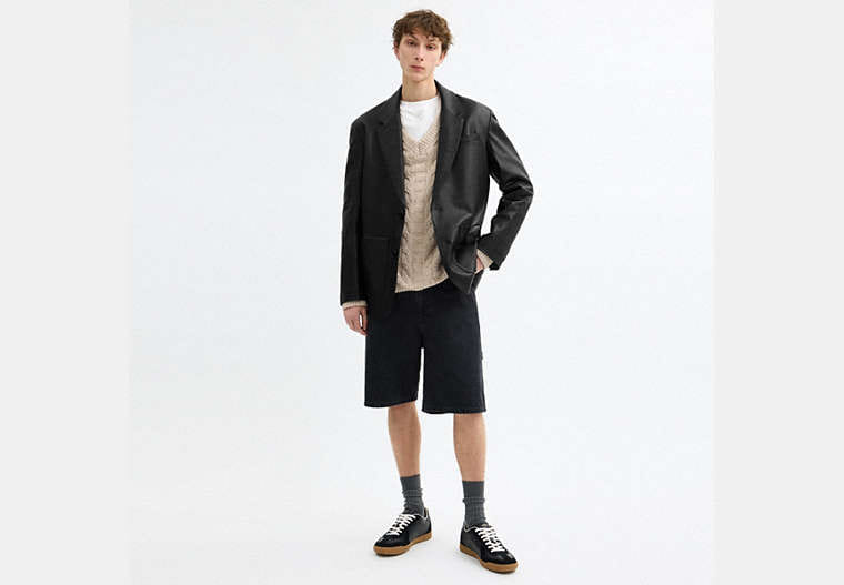Leather Blazer