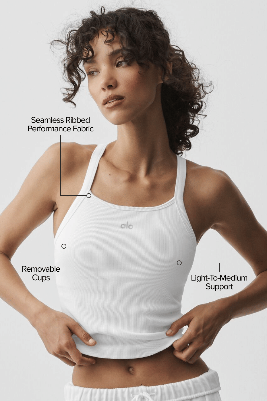 Seamless Ribbed Favorite Full Length Bra Tank