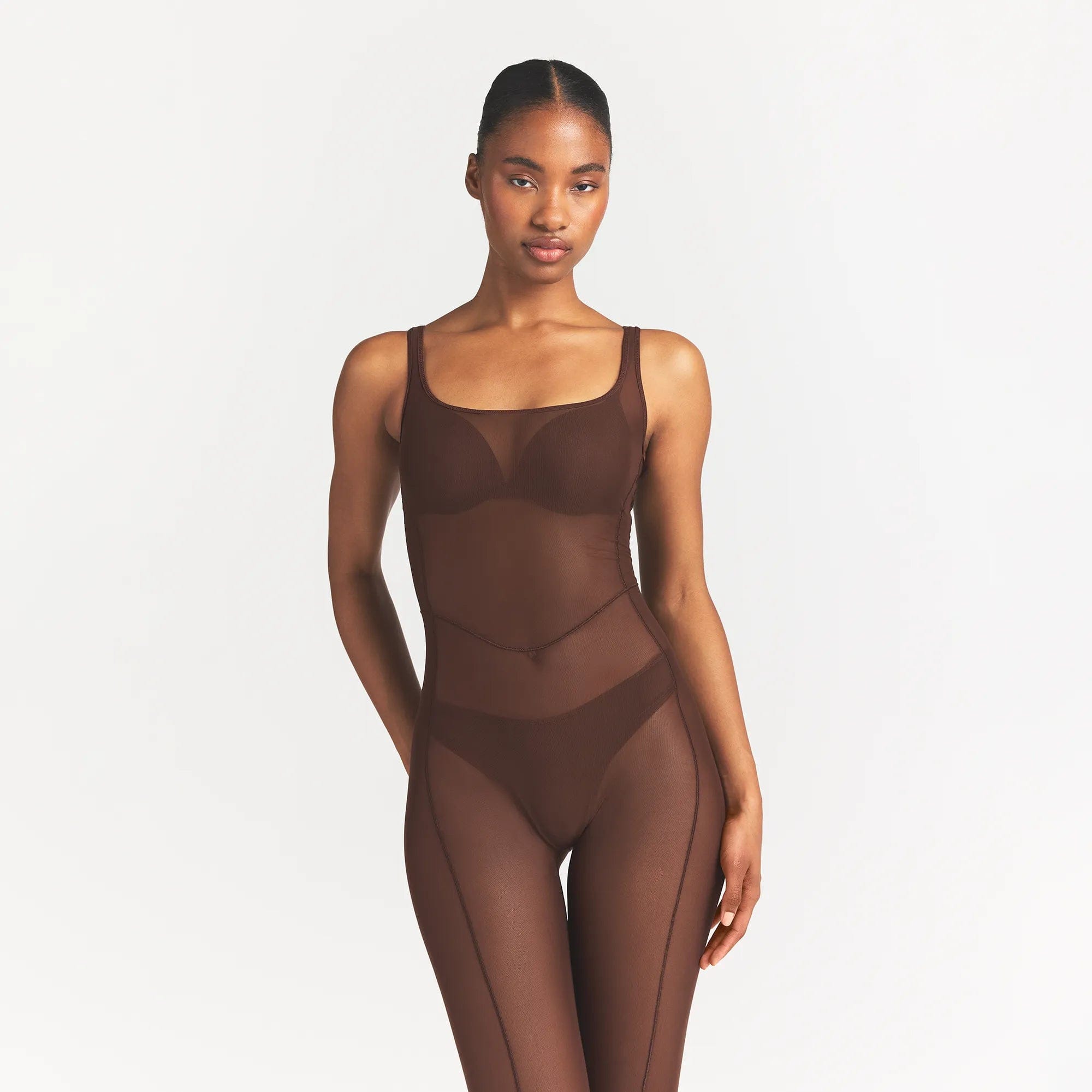 Power Mesh Shapewear Catsuit