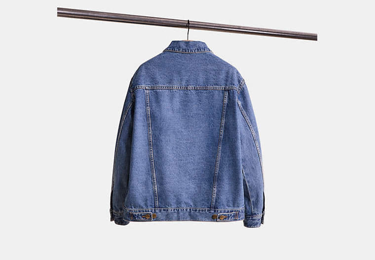 Restored Oversized Signature Denim Jacket