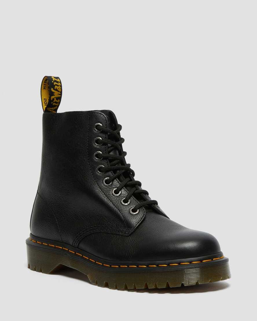 1460 Bex Pisa Leather Lace Up Boots — Black
