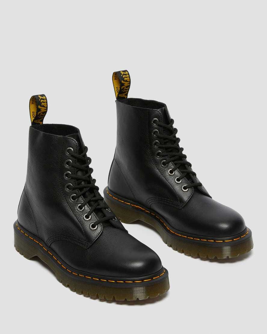 1460 Bex Pisa Leather Lace Up Boots — Black