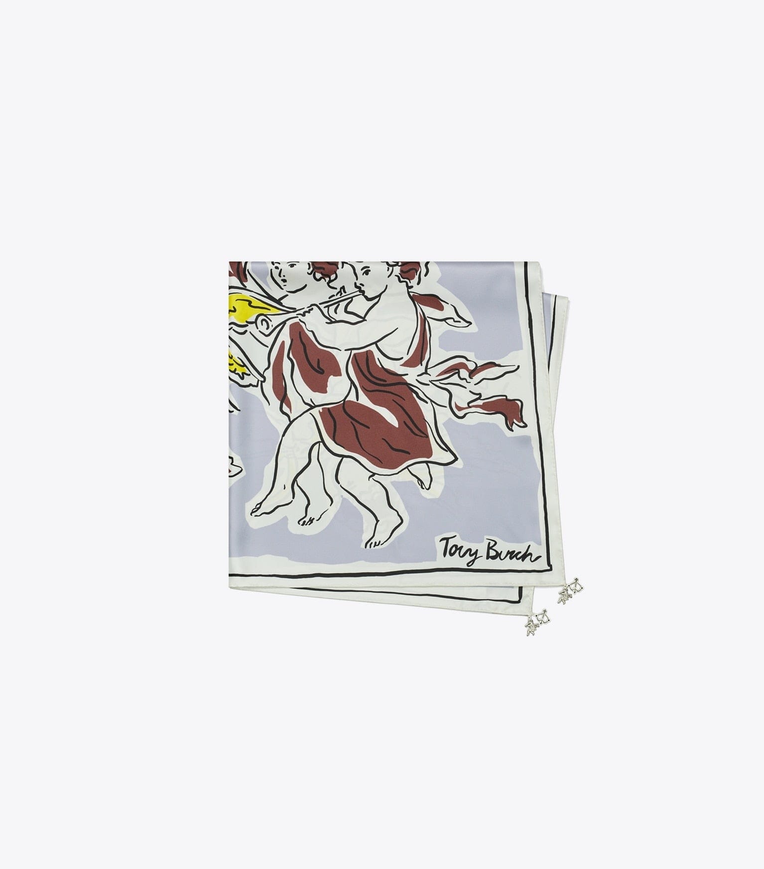Cherubs Silk Square Scarf
