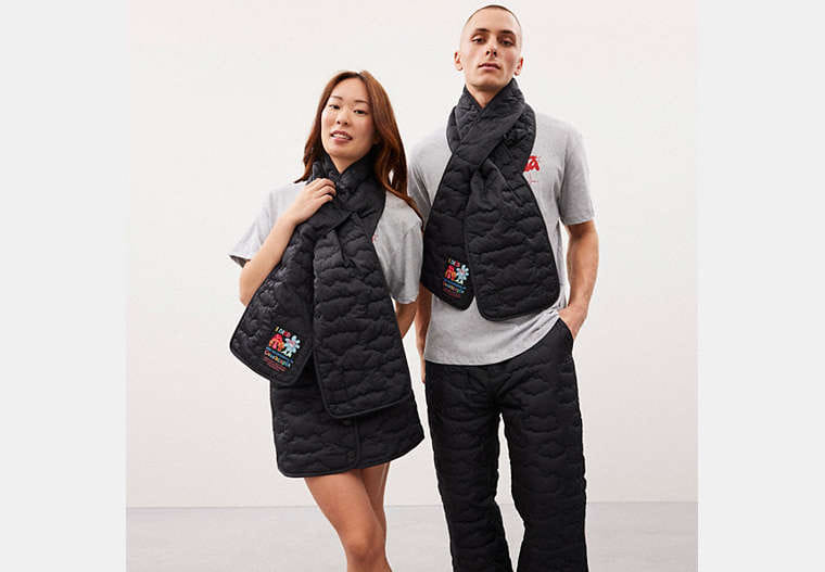 Coachtopia Loop Scarf With Cloud Quilting