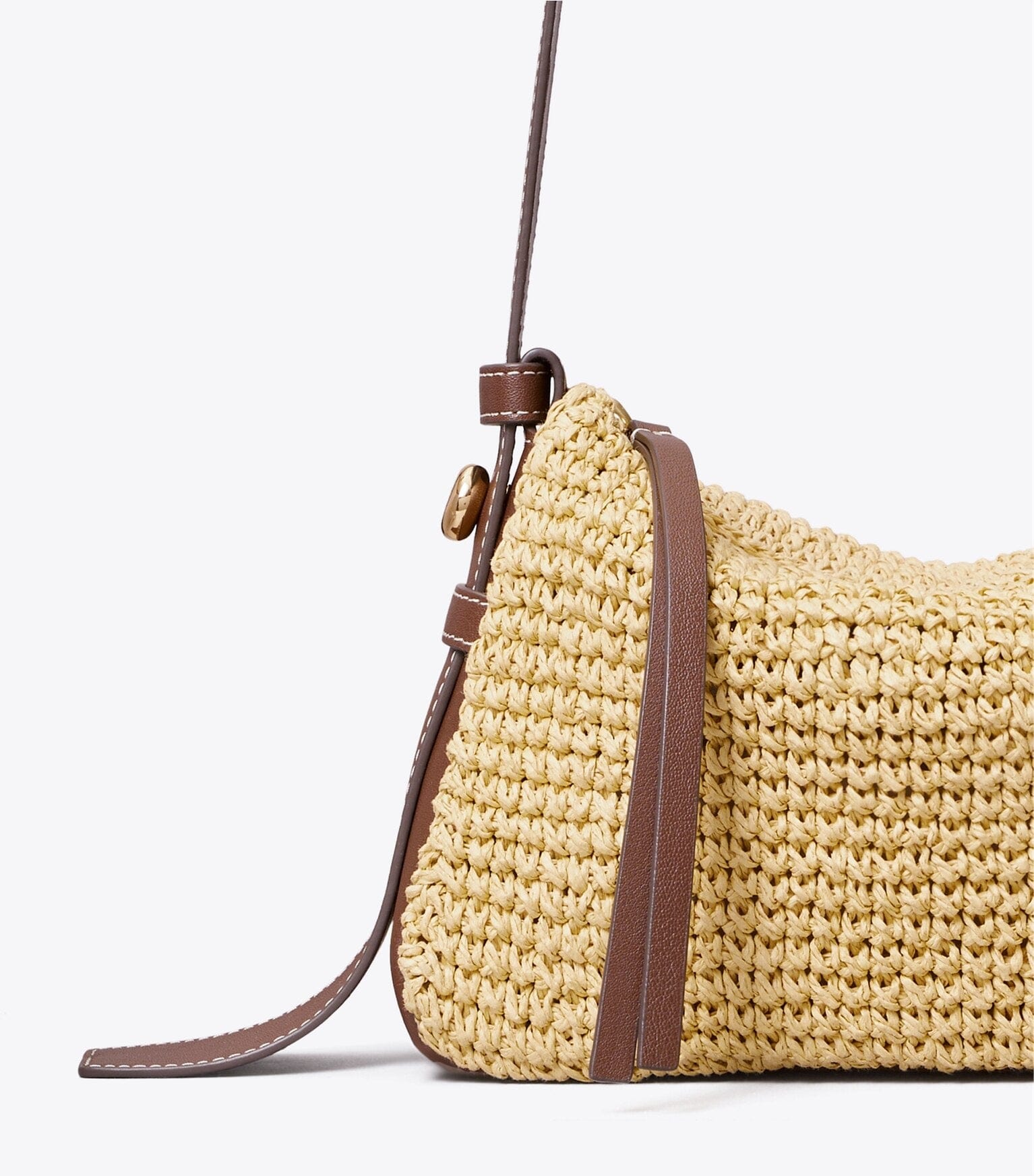 Small Romy Woven Shoulder Bag