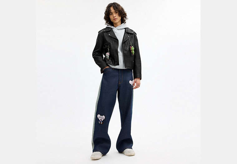 Coach | Brain Dead Leather Biker Jacket