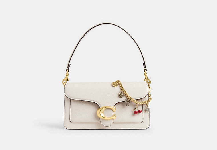 Crystal Motif Chain Bag Charm