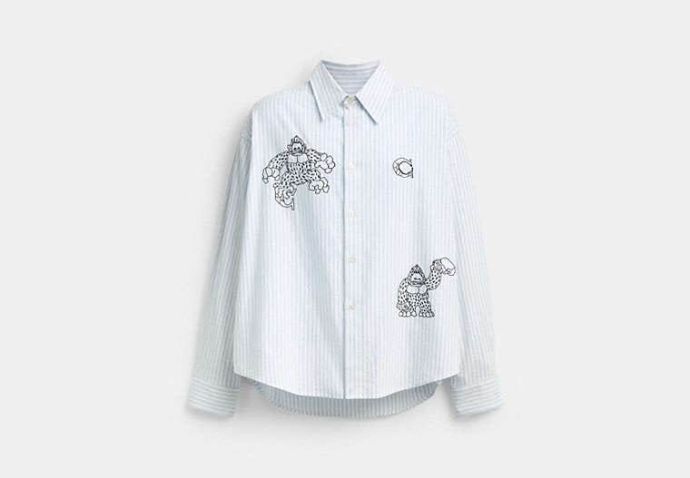 Coach | Brain Dead Signature Long Sleeve Button Up Shirt