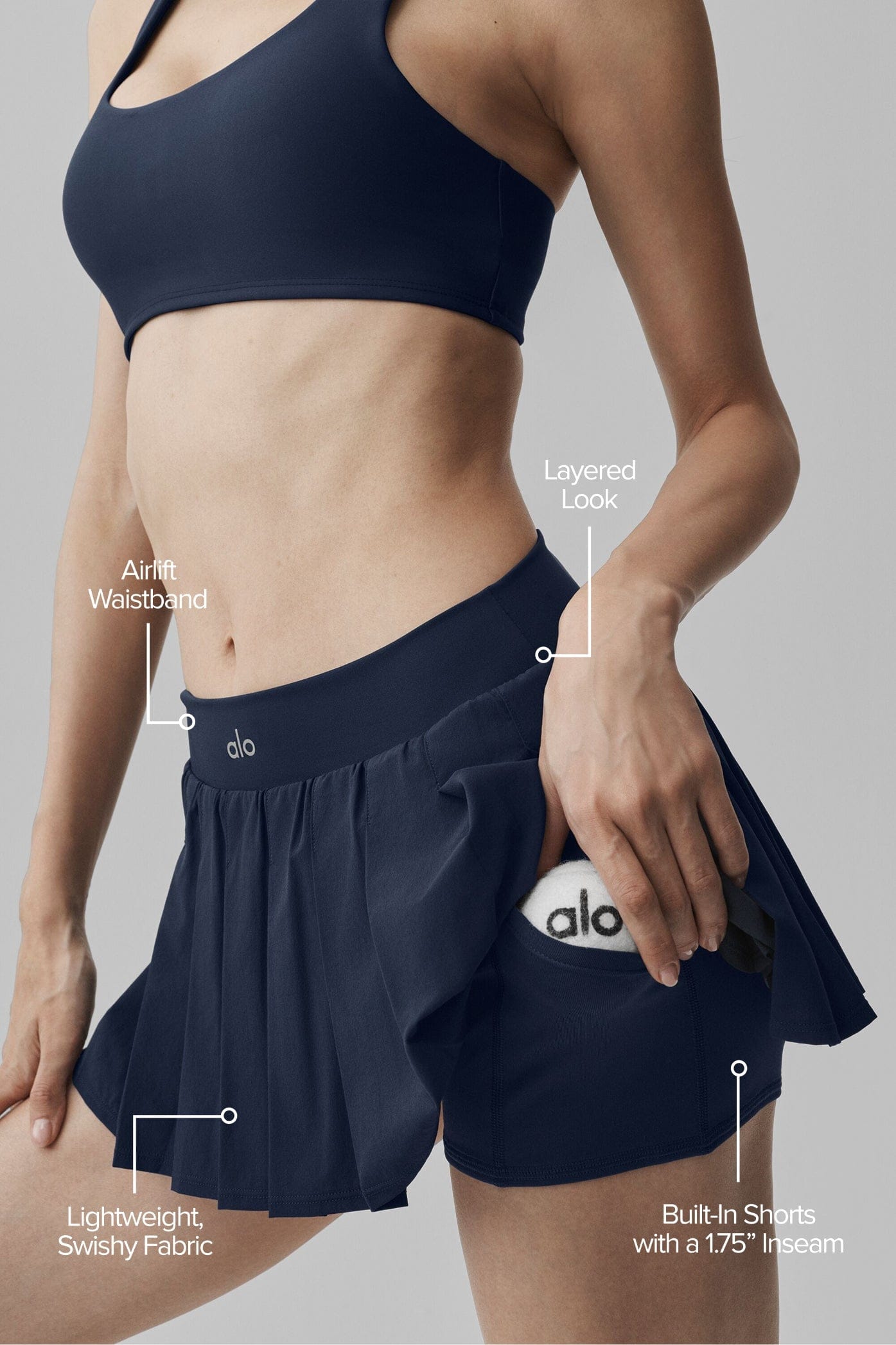 Double Or Nothing Tennis Skirt