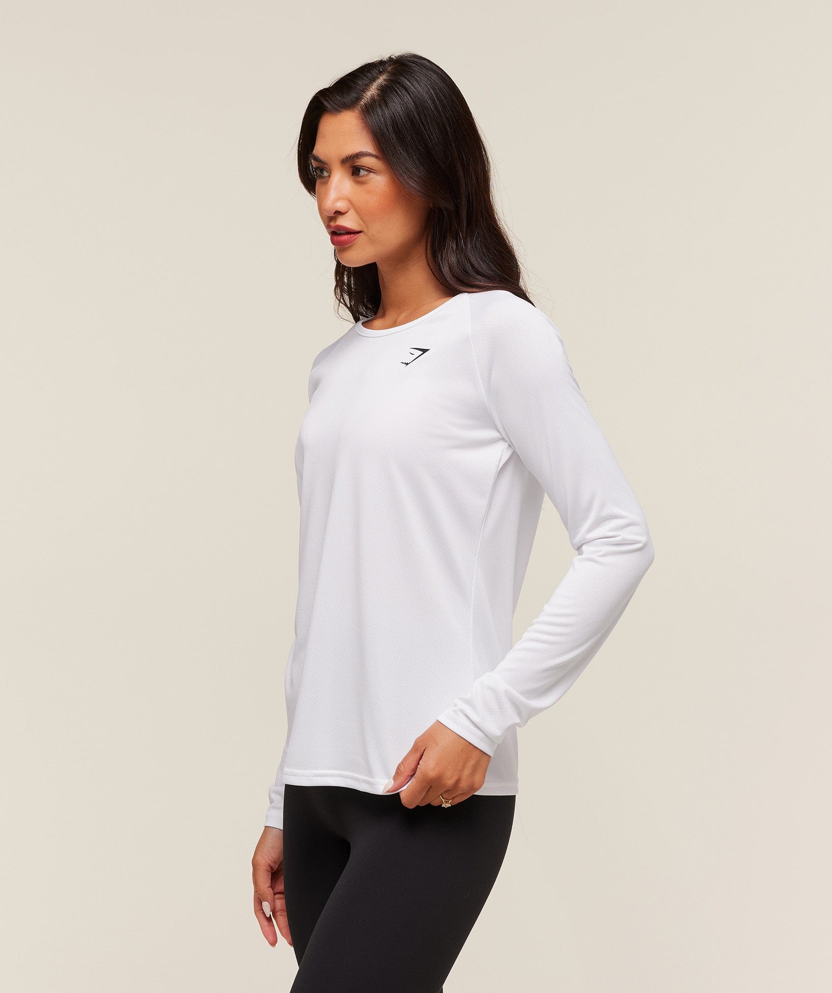 Gymshark Training Long Sleeve Top - White