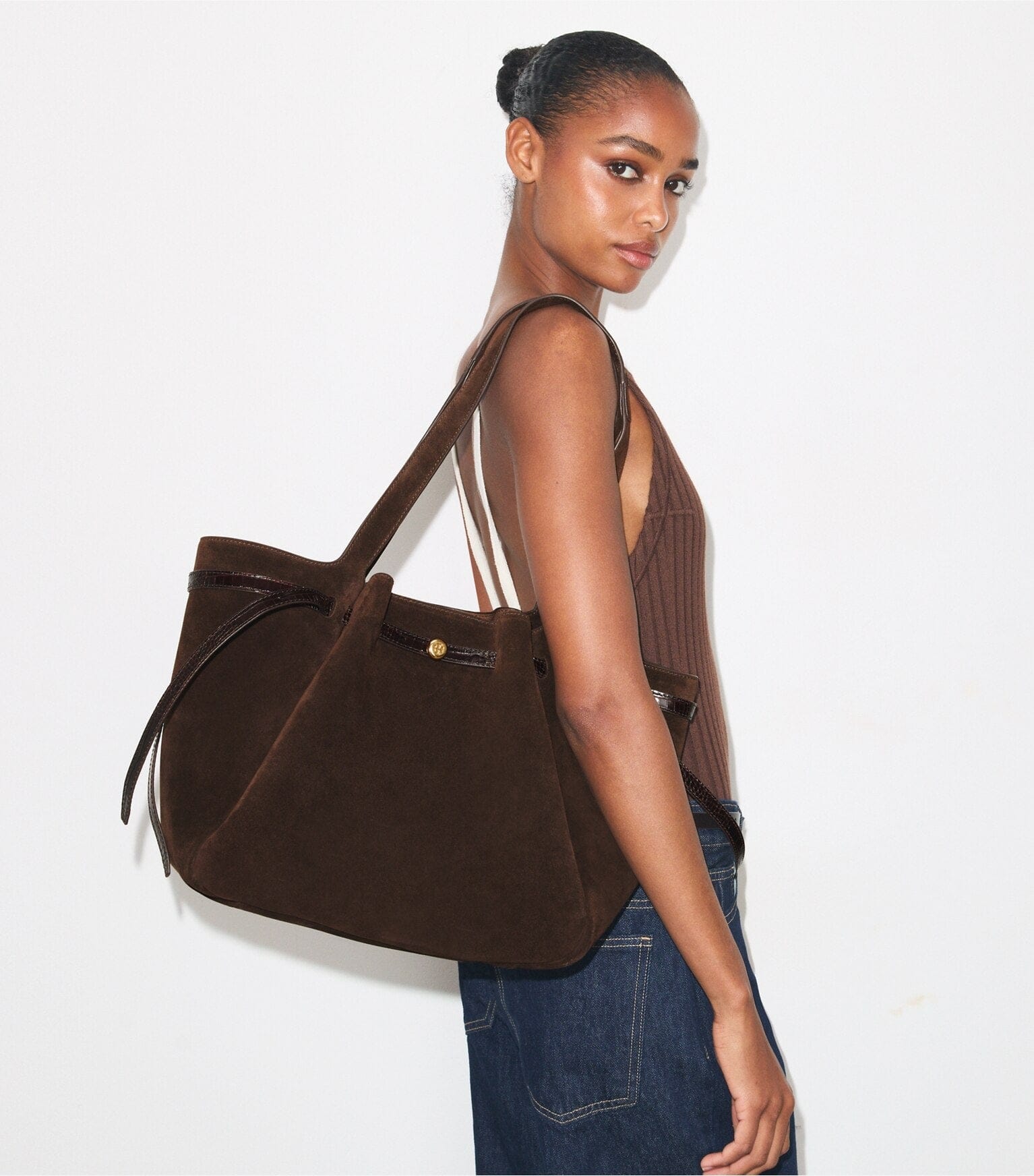 Romy Suede Tote