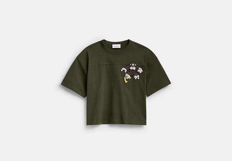 Coach | Brain Dead Football Cropped T-Shirt