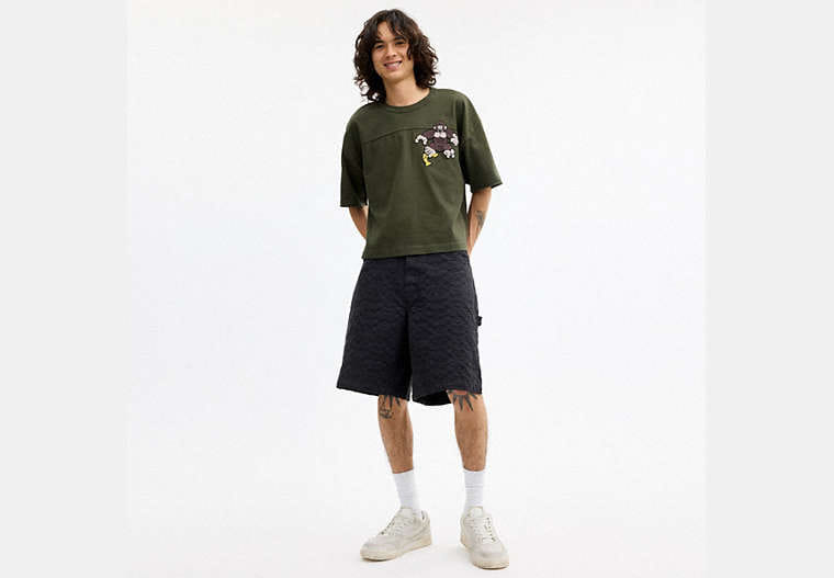 Coach | Brain Dead Football Cropped T-Shirt