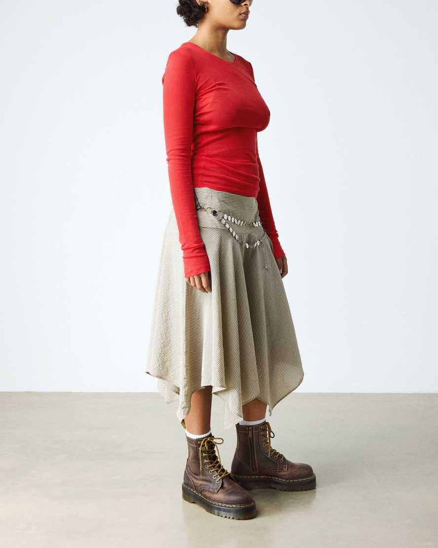 Jadon Boot Arc Crazy Horse Platforms — Brown
