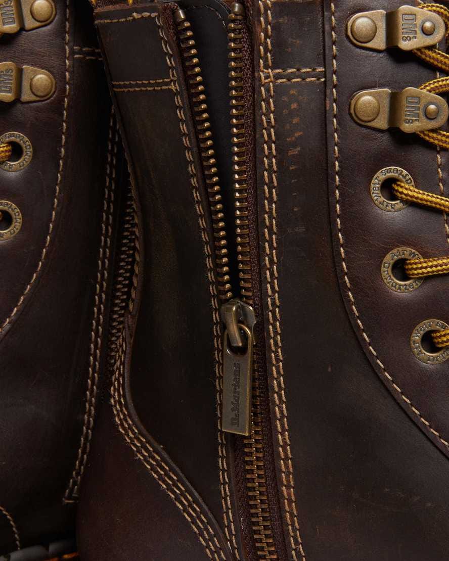 Jadon Boot Arc Crazy Horse Platforms — Brown