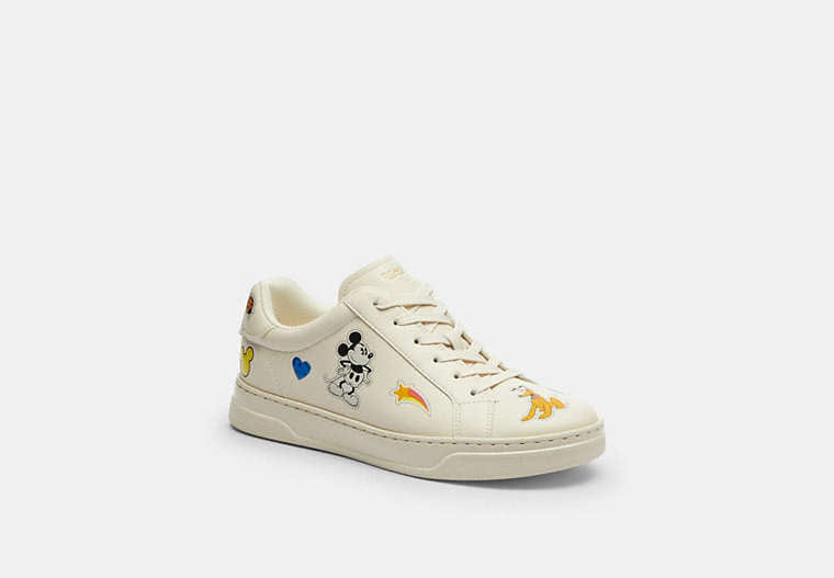 Disney X Coach High Line Sneaker With Sticker Print