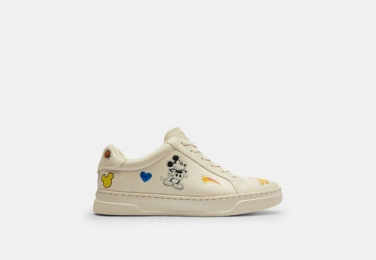Disney X Coach High Line Sneaker With Sticker Print