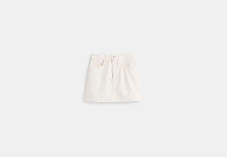 Restored Denim Skirt