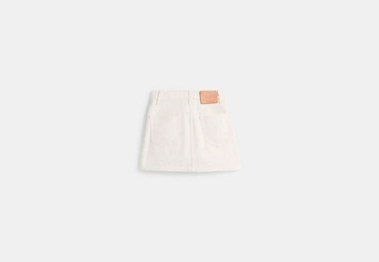 Restored Denim Skirt