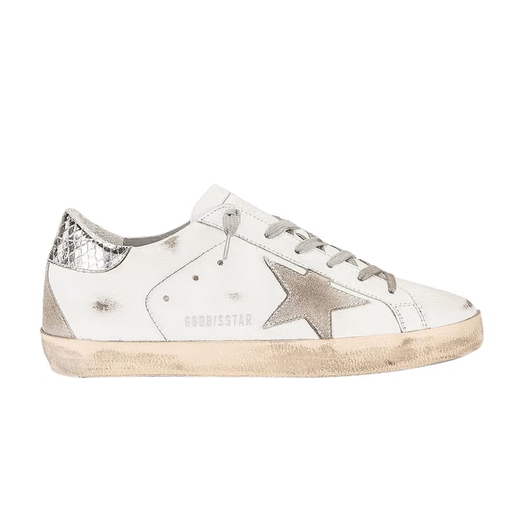 Golden Goose Wmns Superstar 'Silver Snakeskin'