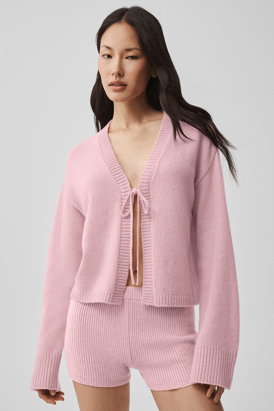 Wool Cashmere New Class Tie Cardigan