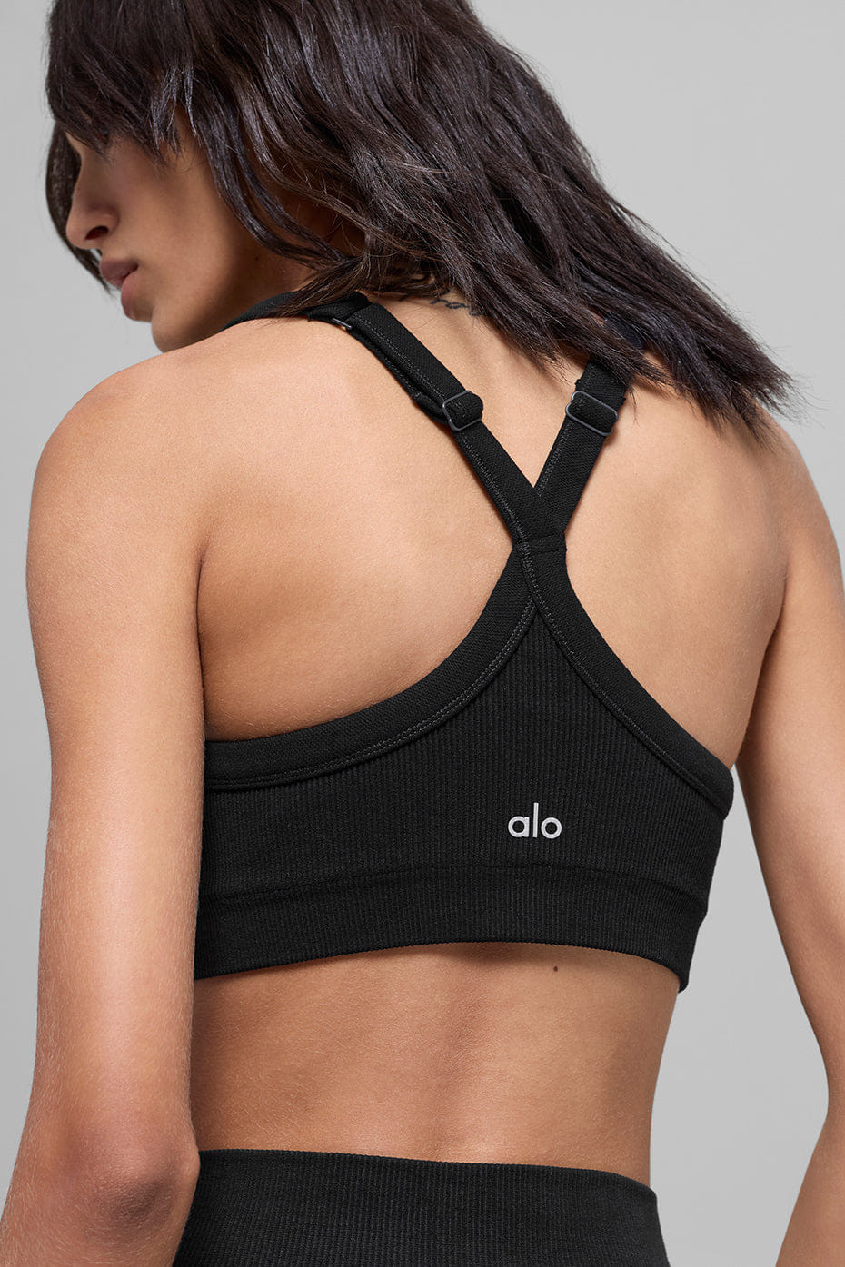 Seamless Two Tone Rib Bra