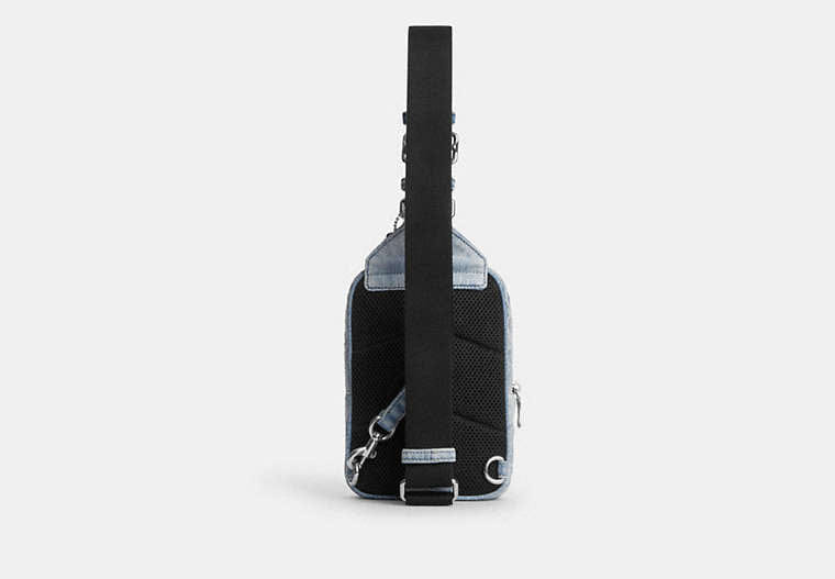 Racer Sling Pack In Loved Signature Denim