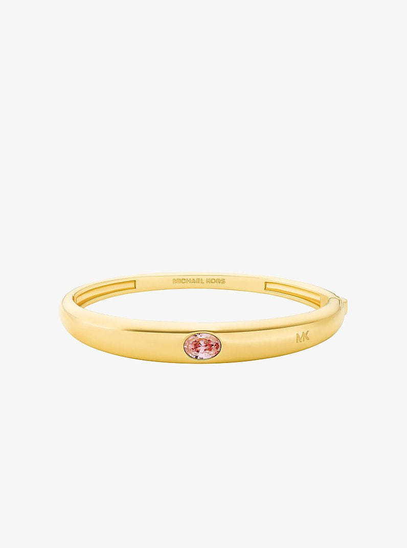 Oval Stone Bangle