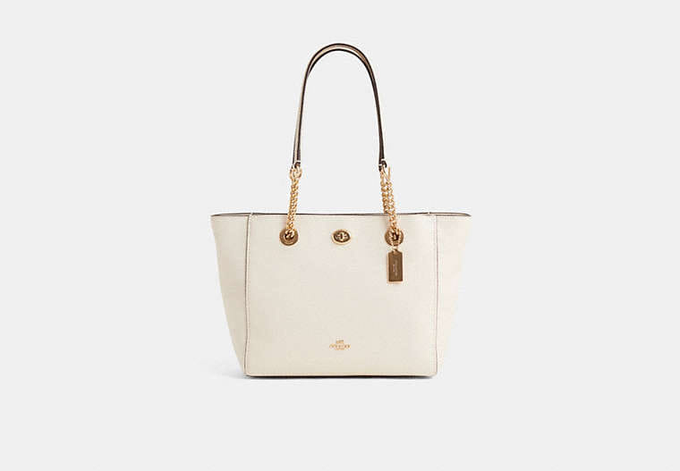 Restored Turnlock Chain Tote 27