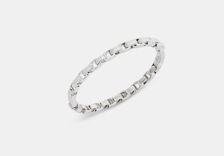 Signature Chain Hinged Bangle