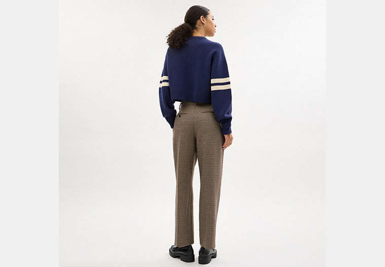 Cropped Coach Sweater
