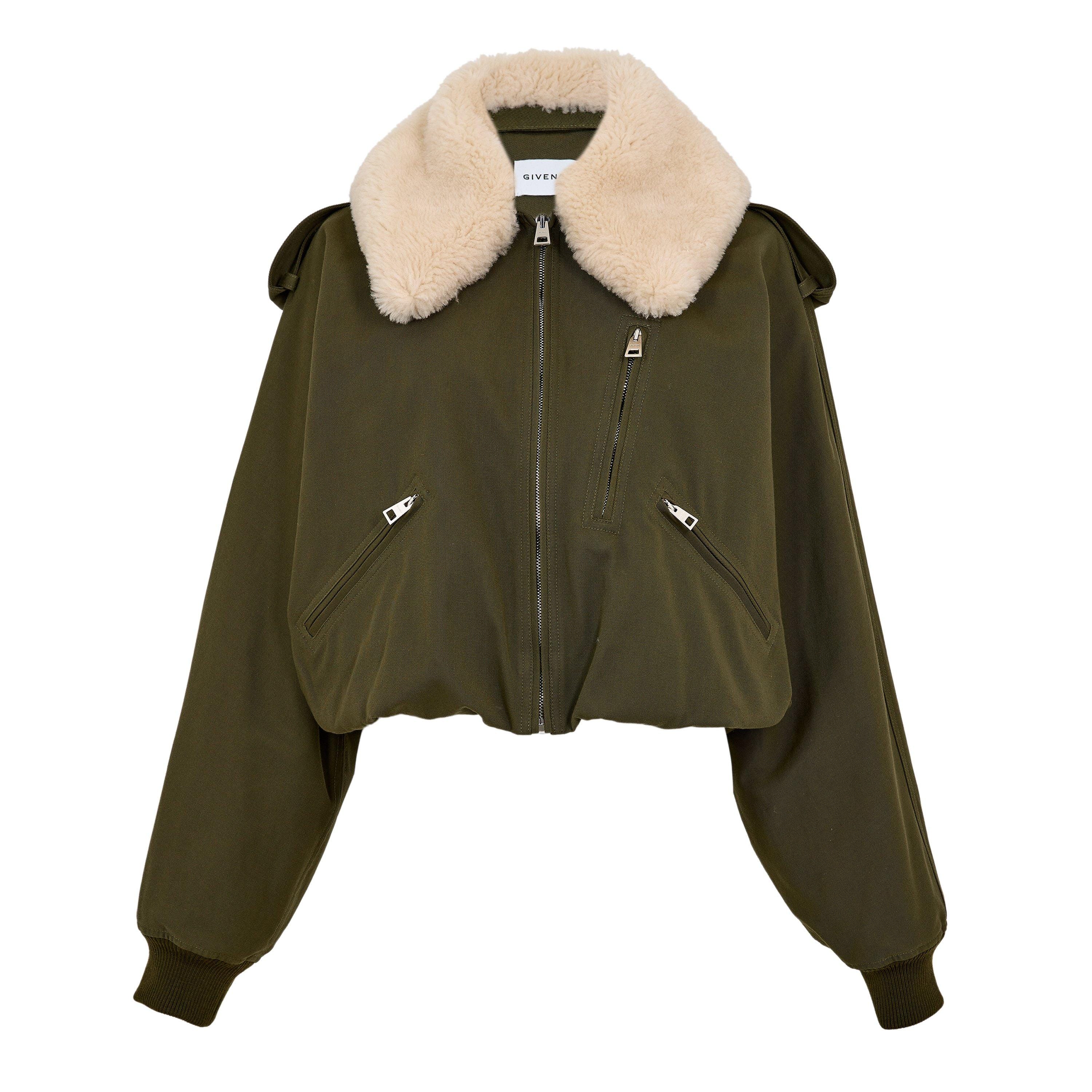 GIV Shearling Bomber Jacket
